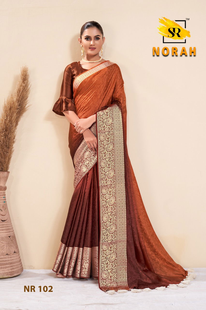 Sr Norah  Exclusive Designer Wholesale Party Wear Sarees 

